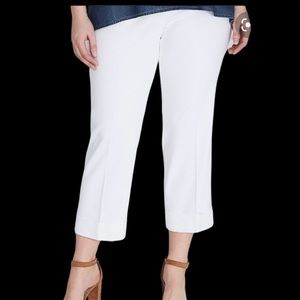 Lane Bryant white pants